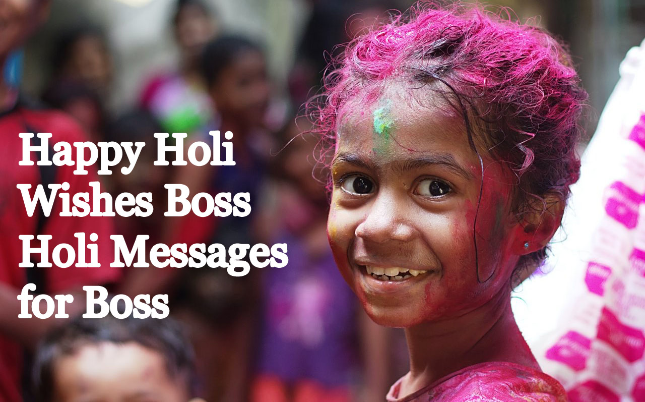 holi wishes for boss